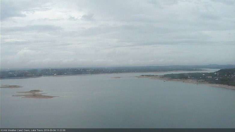 Lake Travis webcam, September 4, 2018 10:25 AM CT