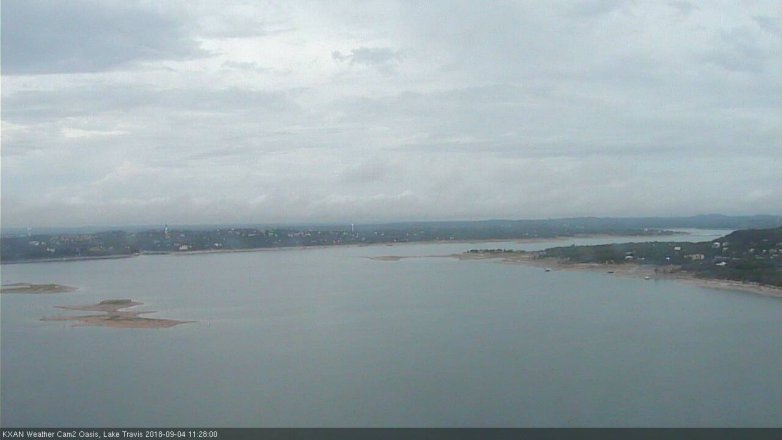 Lake Travis webcam, September 4, 2018 10:30 AM CT