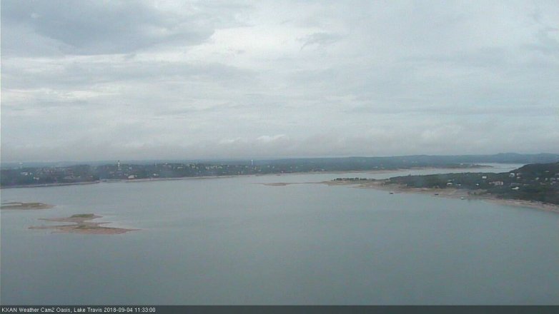 Lake Travis webcam, September 4, 2018 10:35 AM CT