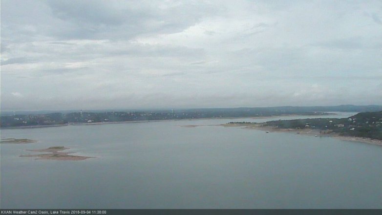 Lake Travis webcam, September 4, 2018 10:40 AM CT