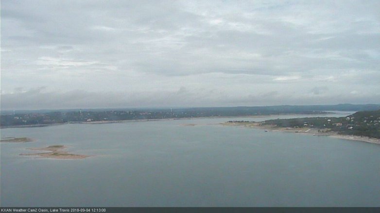 Lake Travis webcam, September 4, 2018 11:15 AM CT