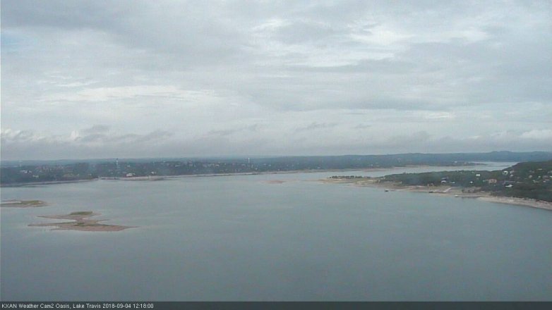 Lake Travis webcam, September 4, 2018 11:20 AM CT