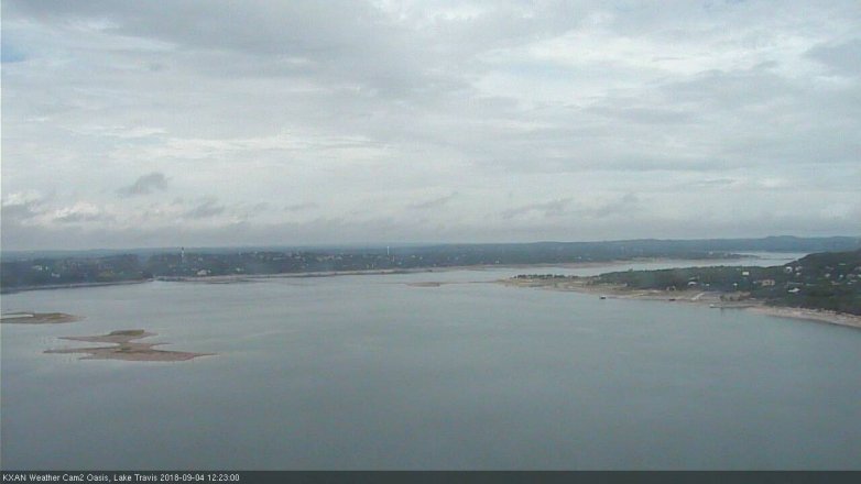 Lake Travis webcam, September 4, 2018 11:25 AM CT
