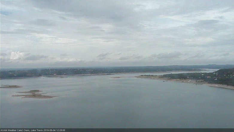 Lake Travis webcam, September 4, 2018 11:30 AM CT
