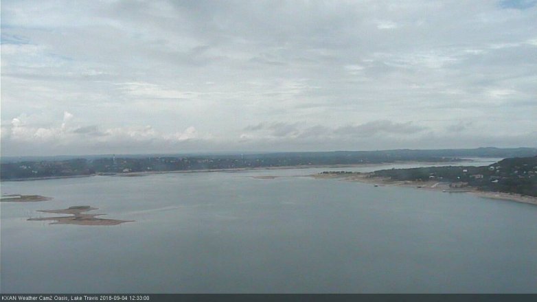 Lake Travis webcam, September 4, 2018 11:35 AM CT