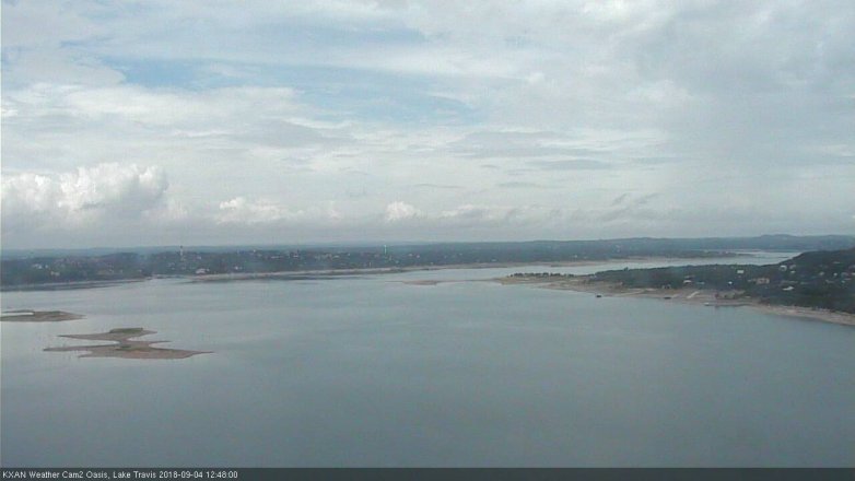 Lake Travis webcam, September 4, 2018 11:50 AM CT