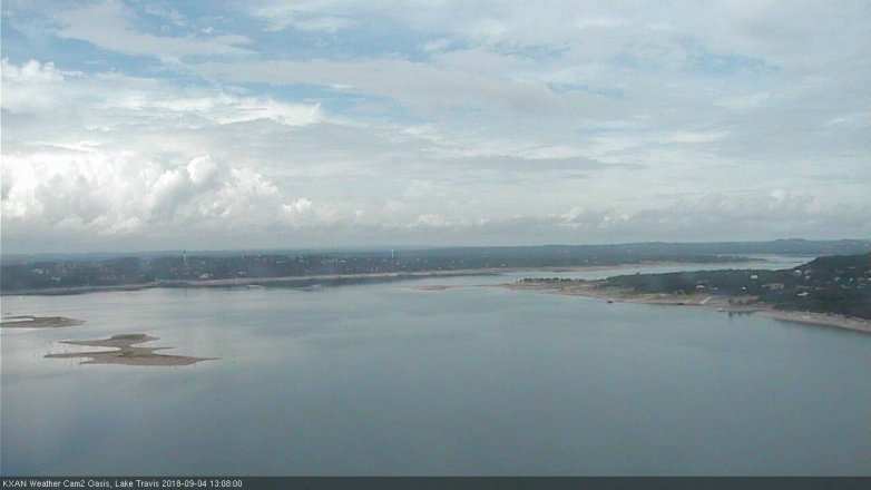 Lake Travis webcam, September 4, 2018 12:10 PM CT