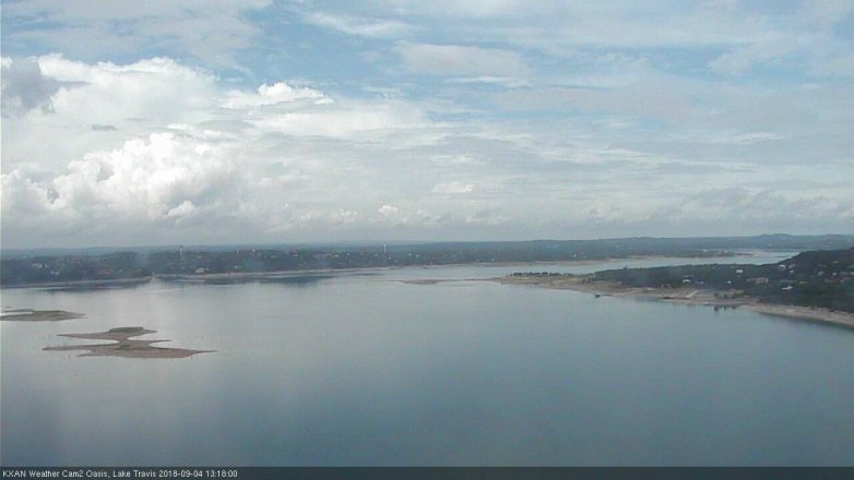Lake Travis webcam, September 4, 2018 12:20 PM CT