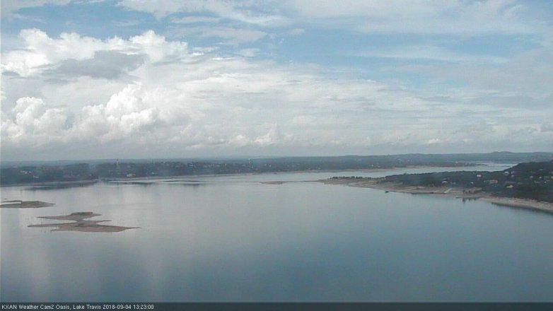 Lake Travis webcam, September 4, 2018 12:25 PM CT