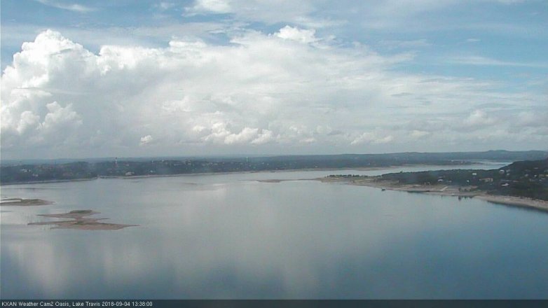 Lake Travis webcam, September 4, 2018 12:40 PM CT