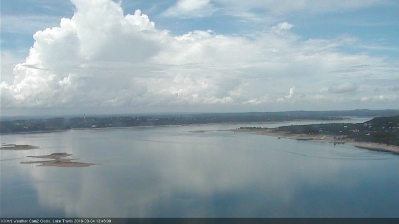 Lake Travis webcam, September 4, 2018 12:50 PM CT