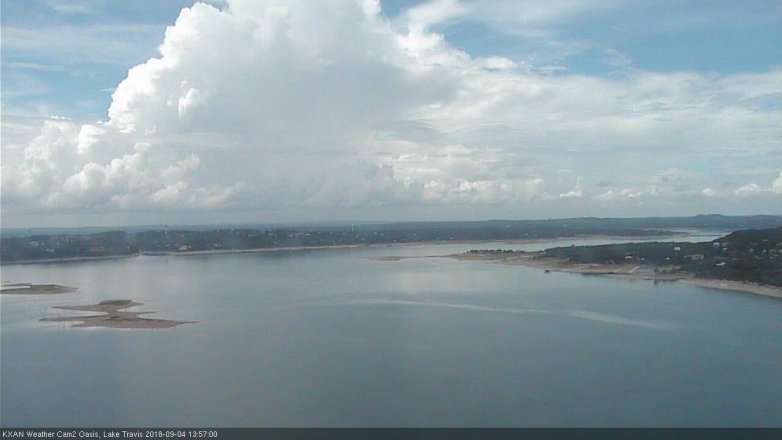 Lake Travis webcam, September 4, 2018 1:00 PM CT