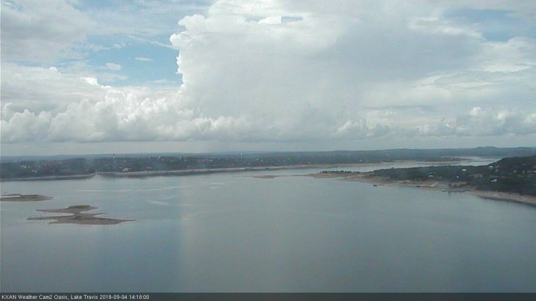 Lake Travis webcam, September 4, 2018 1:20 PM CT