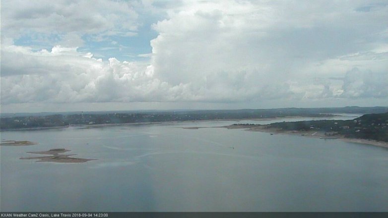 Lake Travis webcam, September 4, 2018 1:25 PM CT