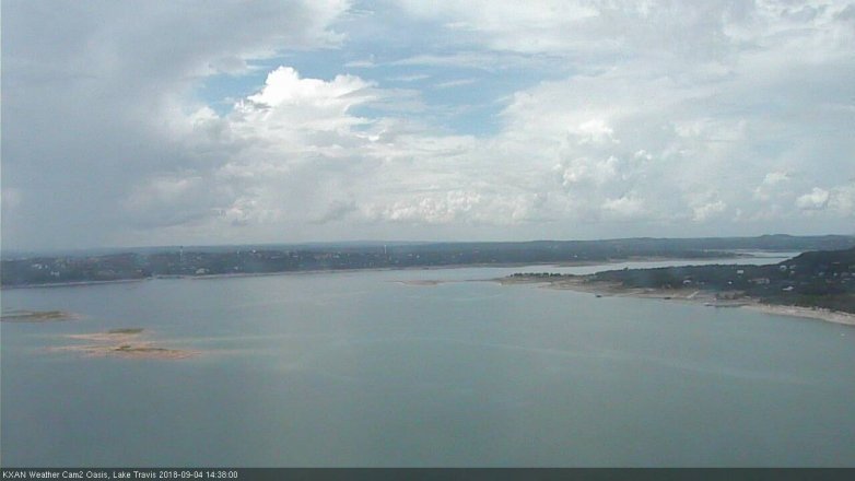 Lake Travis webcam, September 4, 2018 1:40 PM CT