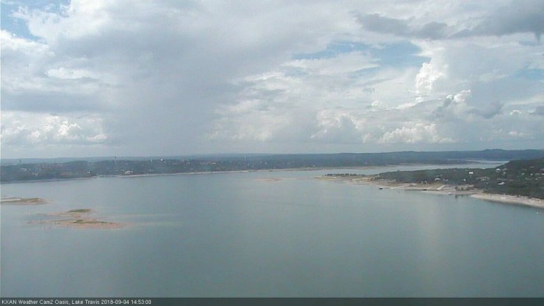 Lake Travis webcam, September 4, 2018 1:55 PM CT