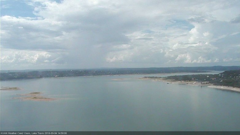 Lake Travis webcam, September 4, 2018 2:00 PM CT