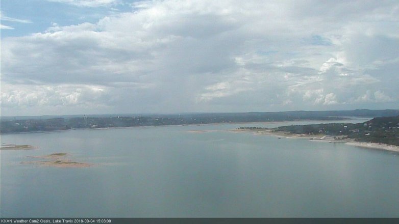 Lake Travis webcam, September 4, 2018 2:05 PM CT