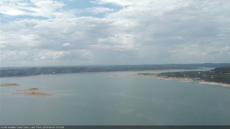 Lake Travis webcam, September 4, 2018 2:20 PM CT