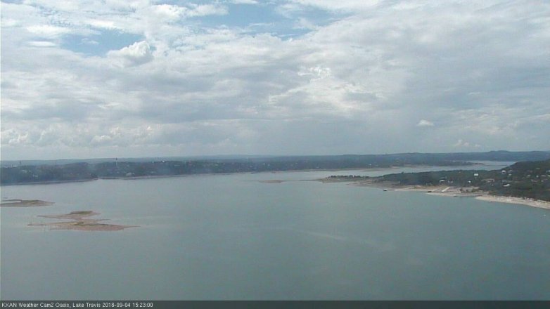 Lake Travis webcam, September 4, 2018 2:25 PM CT