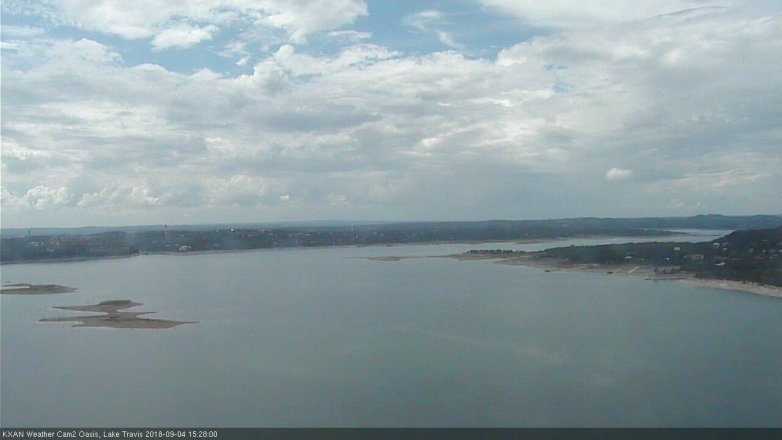 Lake Travis webcam, September 4, 2018 2:30 PM CT