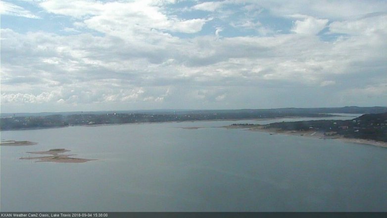 Lake Travis webcam, September 4, 2018 2:40 PM CT
