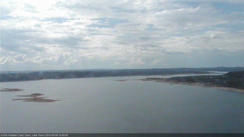 Lake Travis webcam, September 4, 2018 3:10 PM CT
