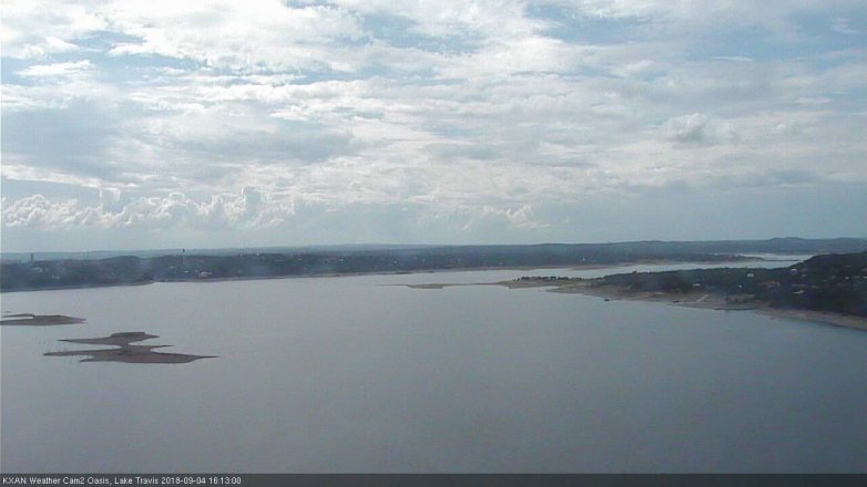 Lake Travis webcam, September 4, 2018 3:15 PM CT
