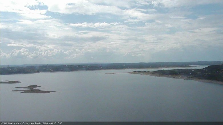 Lake Travis webcam, September 4, 2018 3:20 PM CT