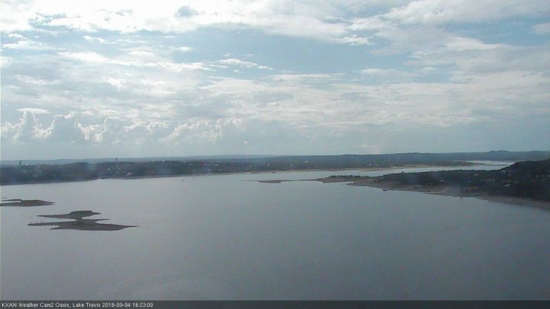 Lake Travis webcam, September 4, 2018 3:25 PM CT
