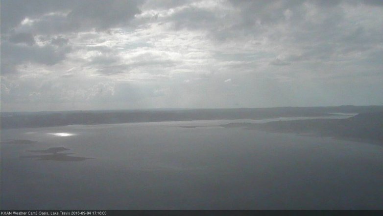 Lake Travis webcam, September 4, 2018 4:20 PM CT