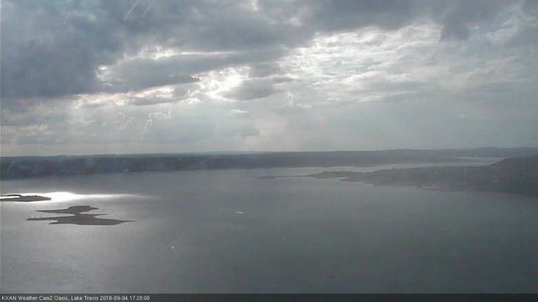 Lake Travis webcam, September 4, 2018 4:30 PM CT