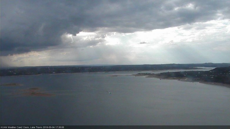 Lake Travis webcam, September 4, 2018 4:40 PM CT
