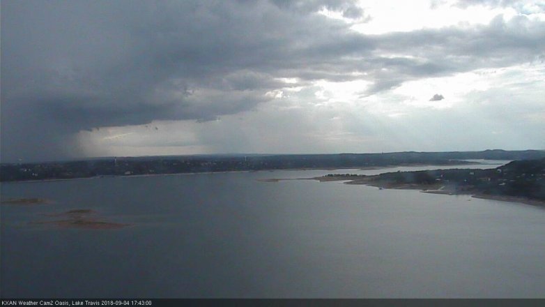 Lake Travis webcam, September 4, 2018 4:45 PM CT