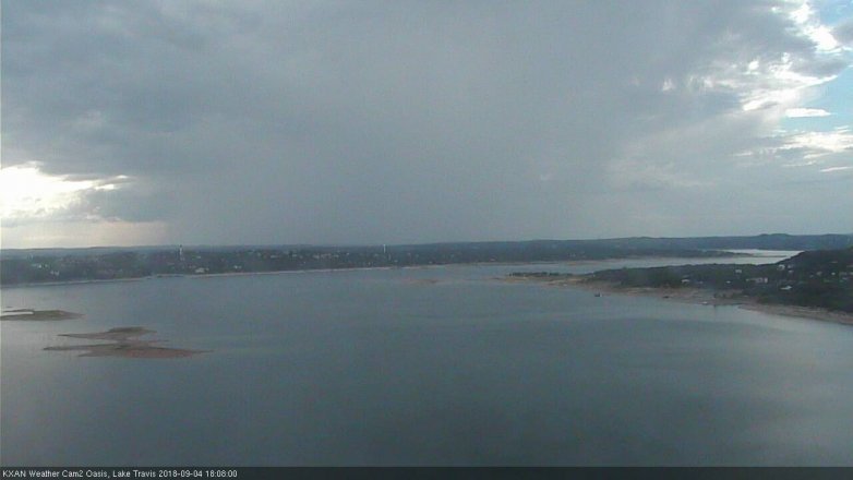 Lake Travis webcam, September 4, 2018 5:10 PM CT