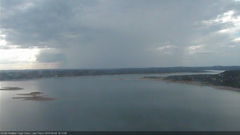 Lake Travis webcam, September 4, 2018 5:15 PM CT