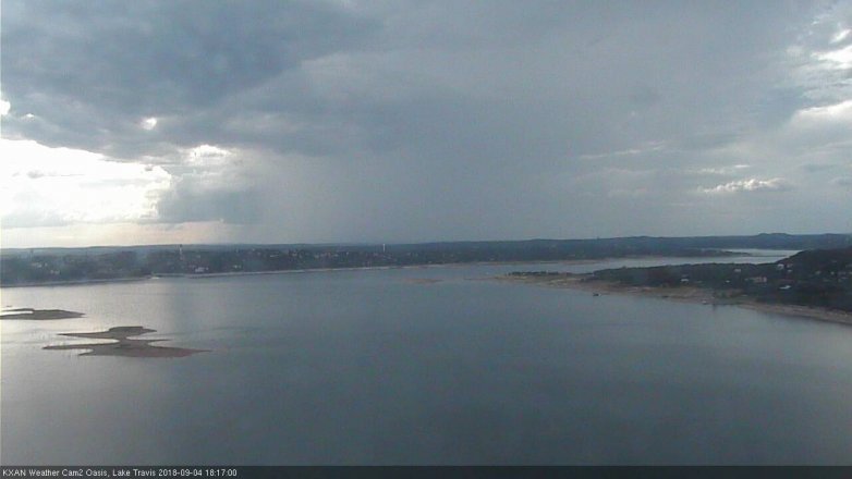 Lake Travis webcam, September 4, 2018 5:20 PM CT