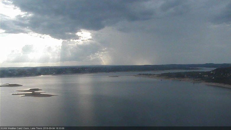 Lake Travis webcam, September 4, 2018 5:35 PM CT