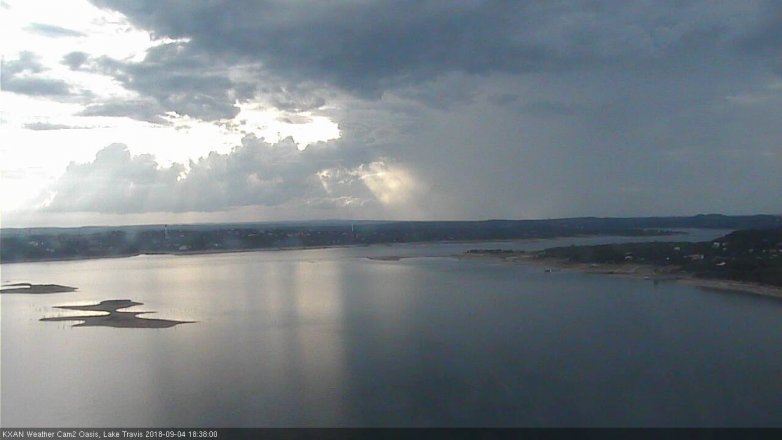 Lake Travis webcam, September 4, 2018 5:40 PM CT