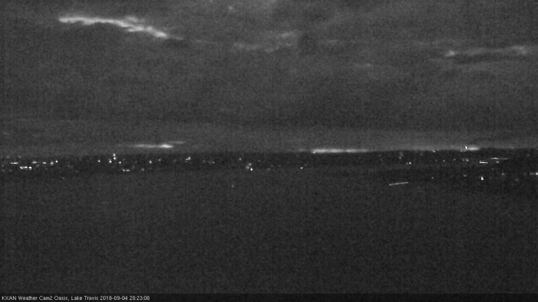 Lake Travis webcam, September 4, 2018 7:25 PM CT