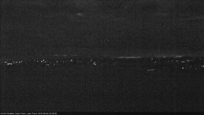 Lake Travis webcam, September 4, 2018 7:30 PM CT