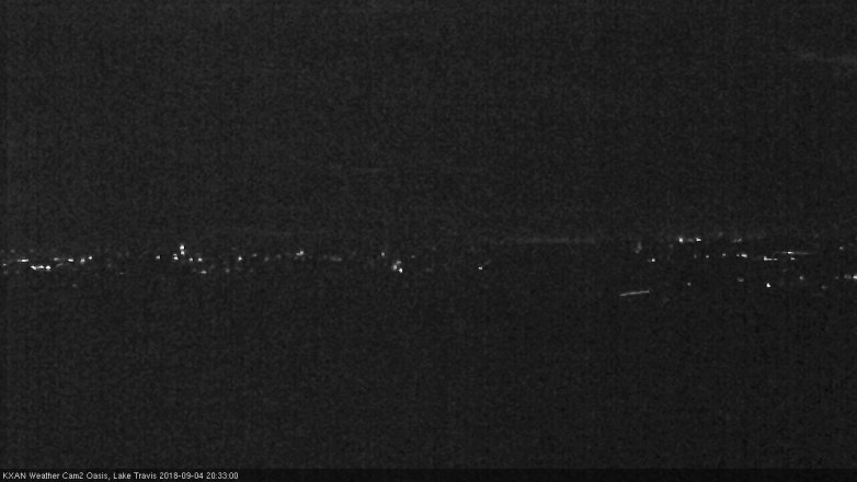 Lake Travis webcam, September 4, 2018 7:35 PM CT