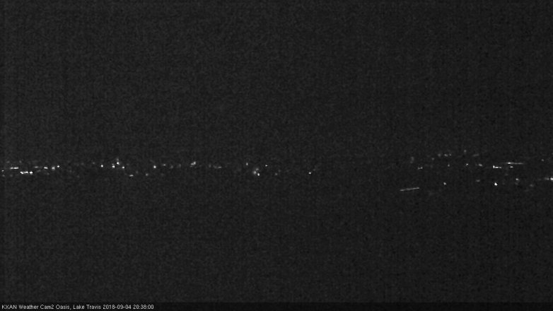 Lake Travis webcam, September 4, 2018 7:40 PM CT