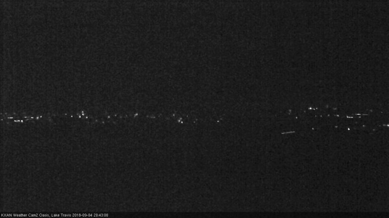 Lake Travis webcam, September 4, 2018 7:45 PM CT