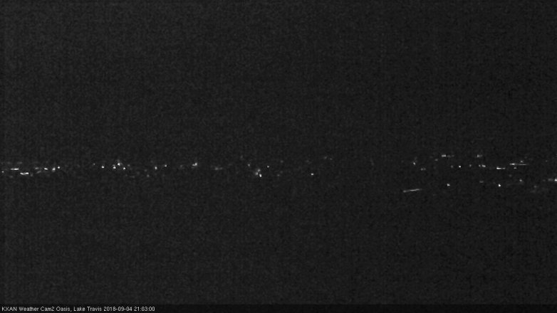 Lake Travis webcam, September 4, 2018 8:05 PM CT
