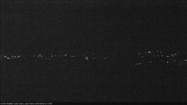 Lake Travis webcam, September 4, 2018 8:15 PM CT