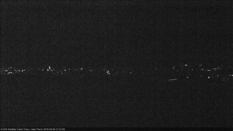 Lake Travis webcam, September 4, 2018 8:25 PM CT
