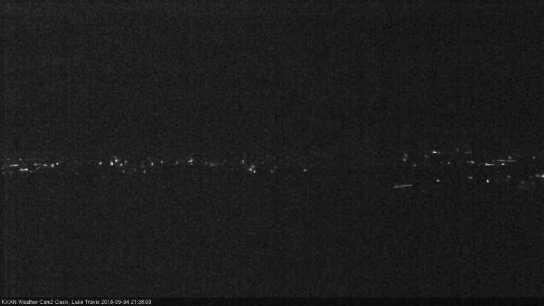 Lake Travis webcam, September 4, 2018 8:40 PM CT