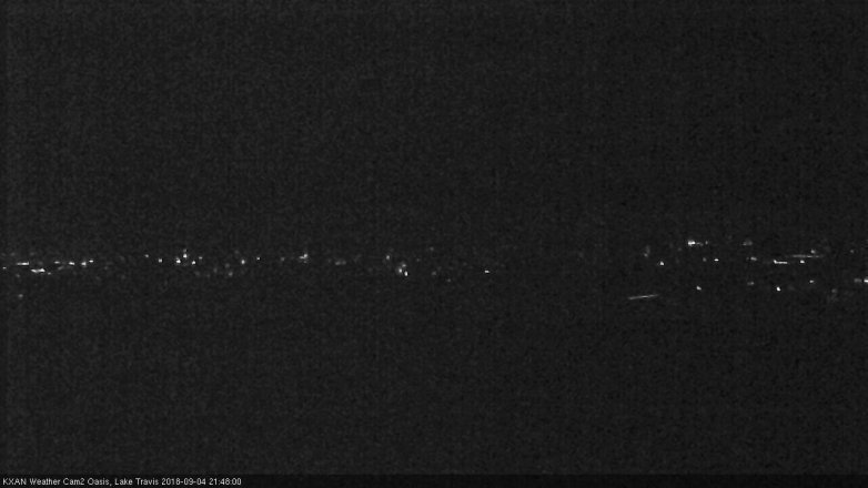 Lake Travis webcam, September 4, 2018 8:50 PM CT