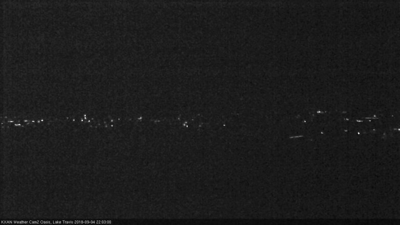 Lake Travis webcam, September 4, 2018 9:05 PM CT